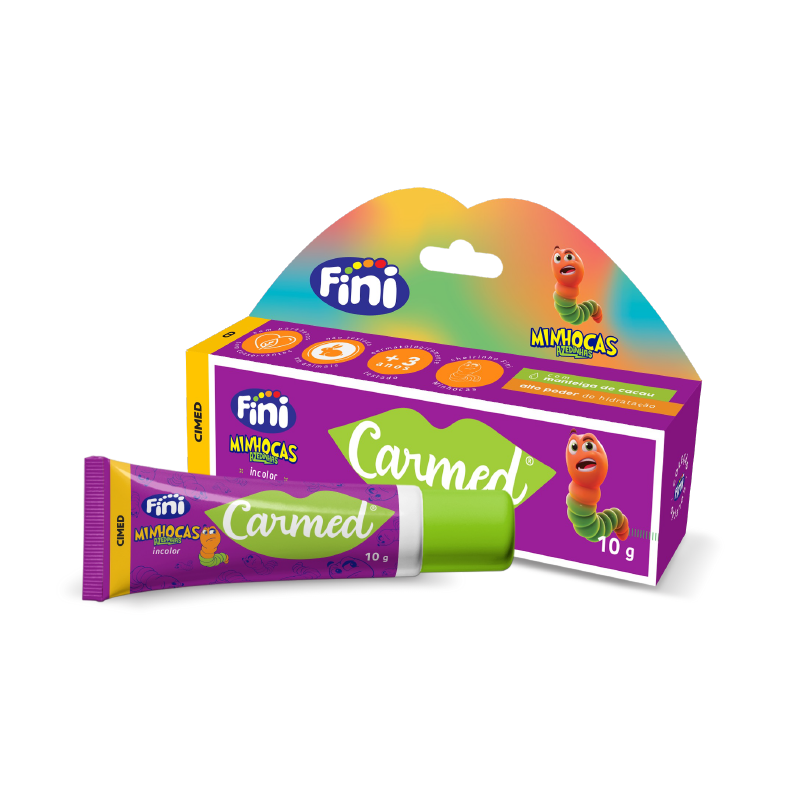 🐛🍬 Hidratante Labial Carmed Minhoca 10g