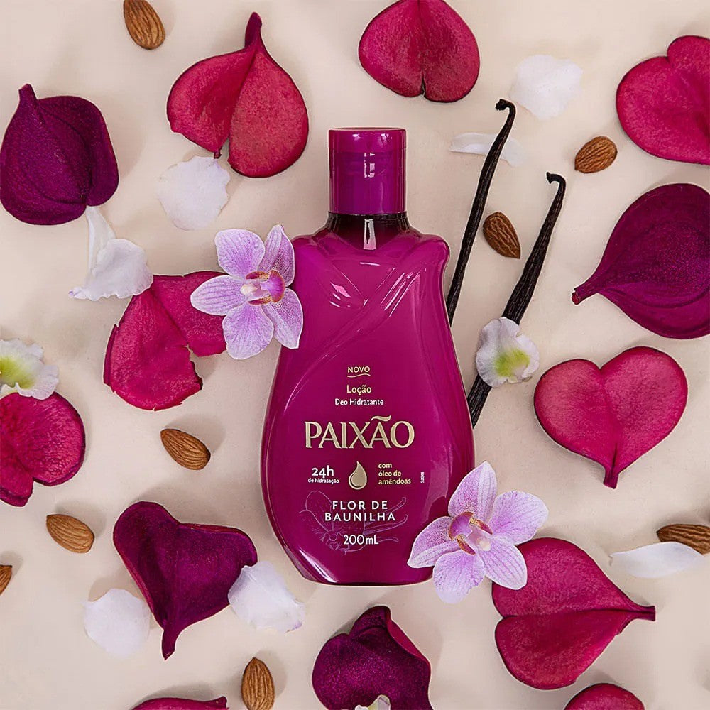Óleo Deo Corporal Paixão Flor de Baunilha de 100 ml