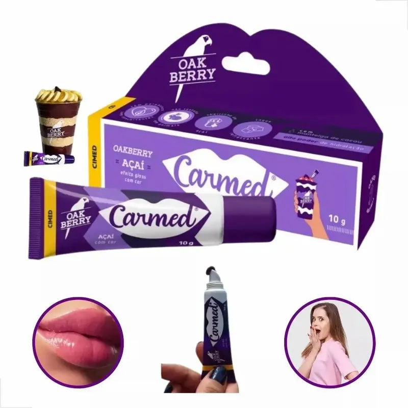 🫐🍧 Hidratante Labial Carmed Açaí 10g