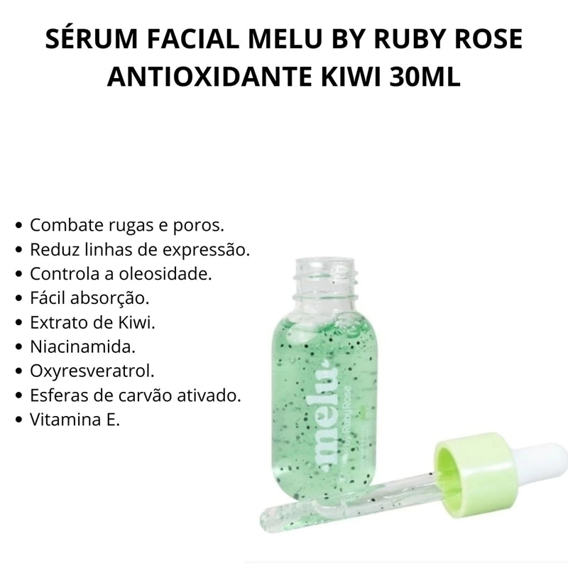 Sérum Facial Antioxidante Kiwi Melu – Proteção e Vitalidade