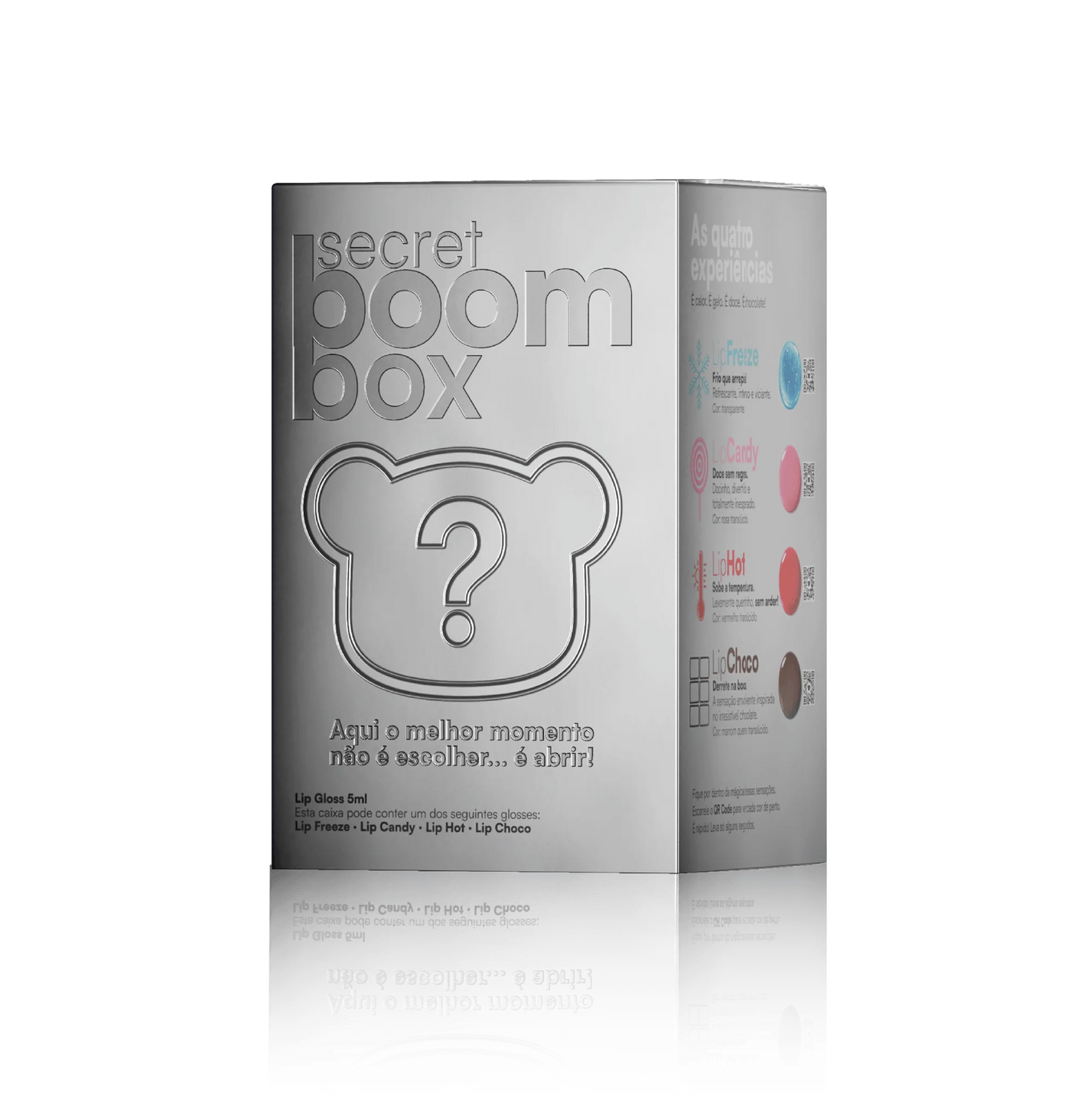 SECRET BOOM BOX GLOSS + BOMMIE + CHAVEIRO