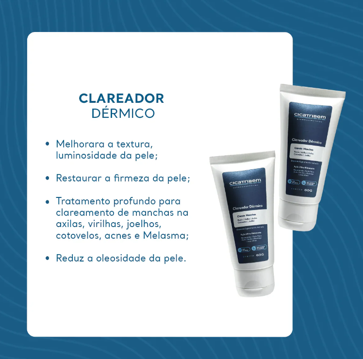 Clareador Cicatribem – Uniformiza o Tom da Pele e Realça Sua Beleza Natural