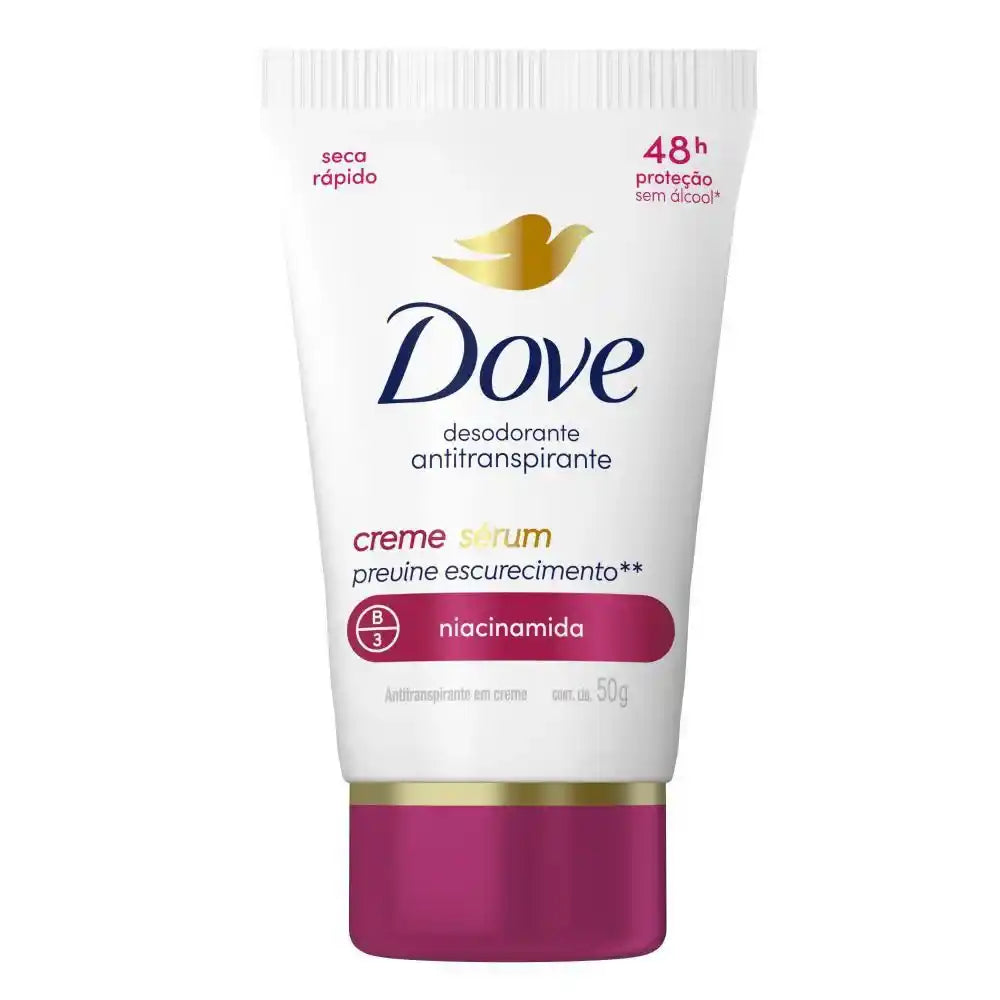 Dove Desodorante Antitranspirante Creme Sérum Previne Escurecimento