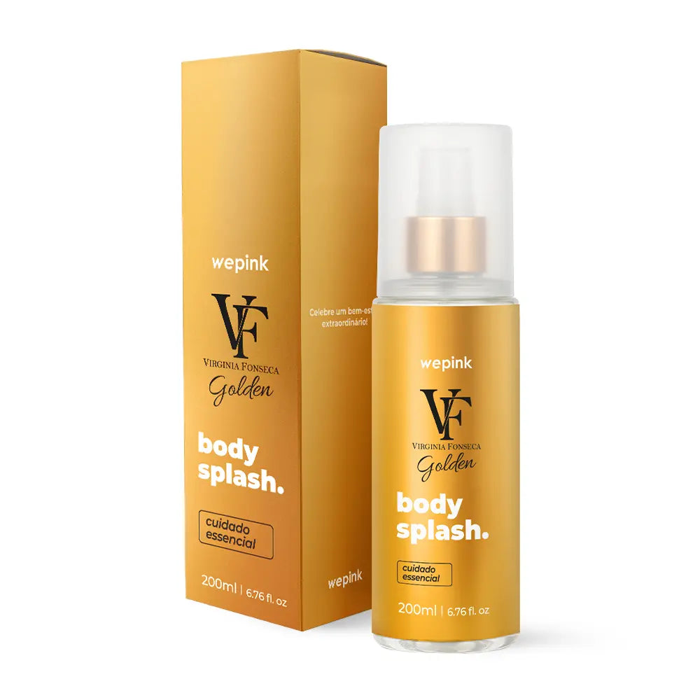 Body Splash VF Golden Desodorante Colônia 200ml - Wepink
