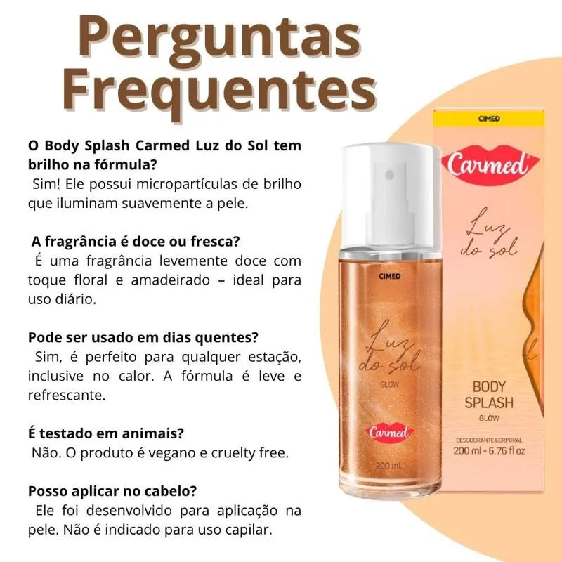 Body splash Carmed Luz do Sol