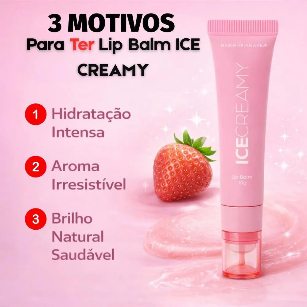 Lip Balm Ice Creamy Mari Maria – Morango