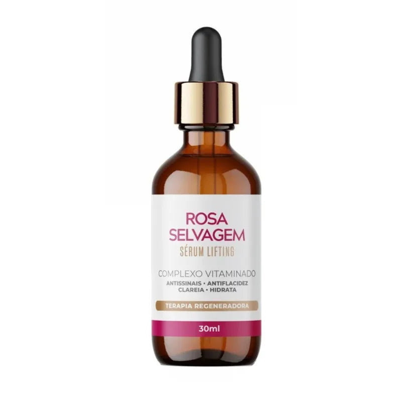 🌹✨ Sérum Lifting Rosa Selvagem – Efeito Rejuvenescedor e Luminoso