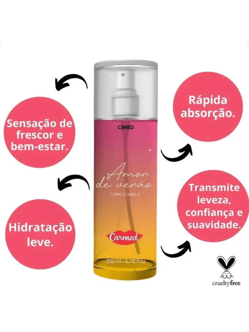 Body Splash Carmed Amor de Verão (200ml)