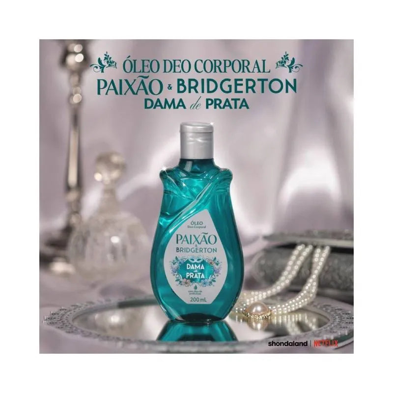 Paixão & Bridgerton Óleo Corporal Dama de Prata 200ml
