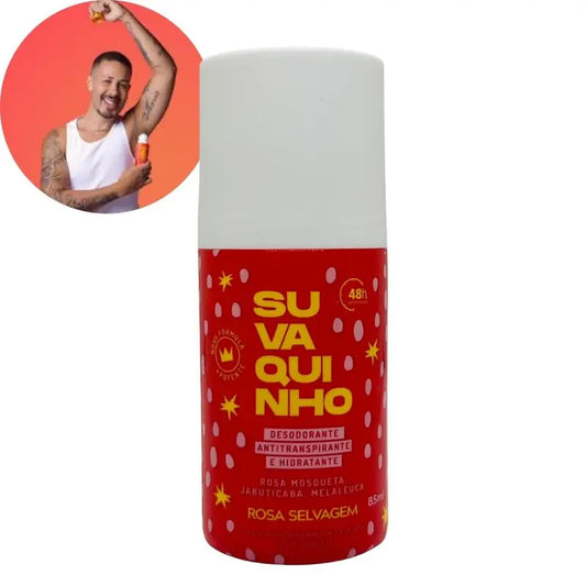 🧴 Desodorante Suvaquinho Rosa Selvagem by Carlinhos Maia – Proteção, Frescor e Cuidado