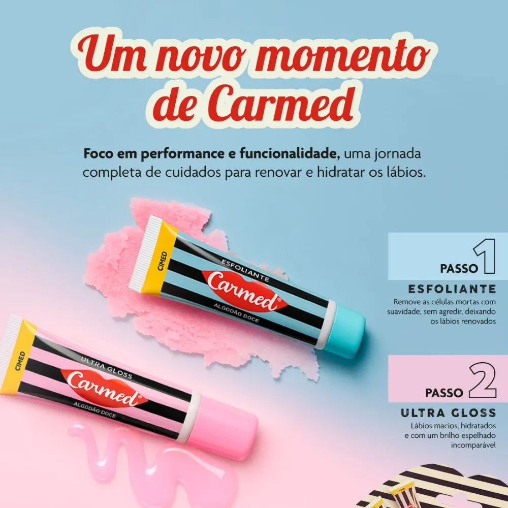 🍭✨ Ultra Gloss Carmed Algodão Doce 10g