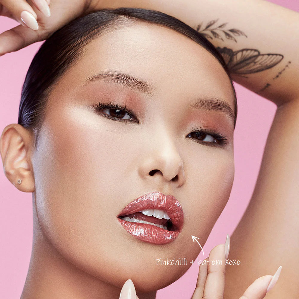 Gloss Labial Franciny Ehlke Mboom Rosa Pink Chilli Ácido Hialurônico