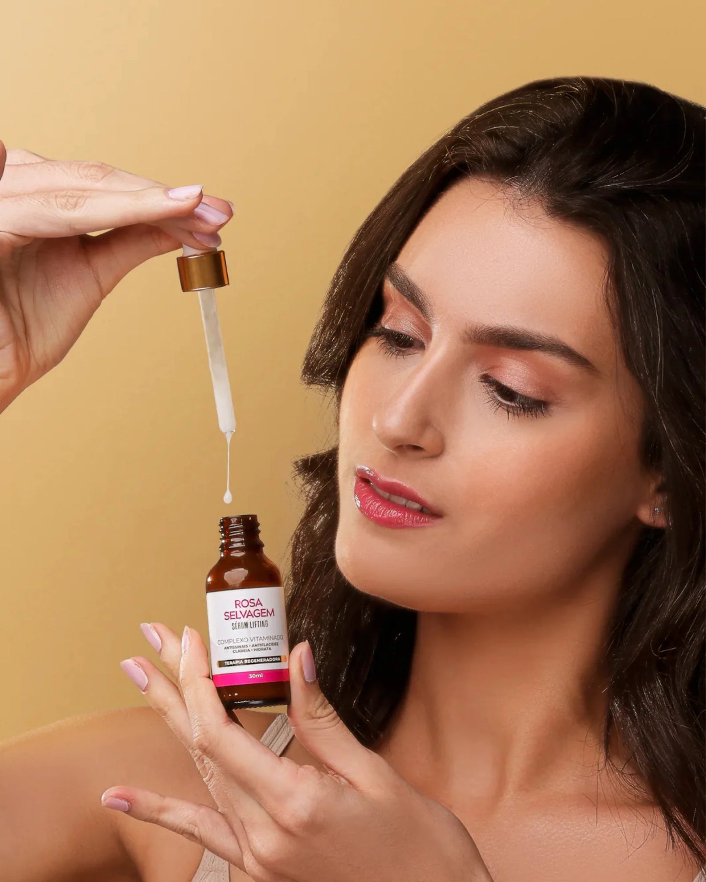 🌹✨ Sérum Lifting Rosa Selvagem – Efeito Rejuvenescedor e Luminoso