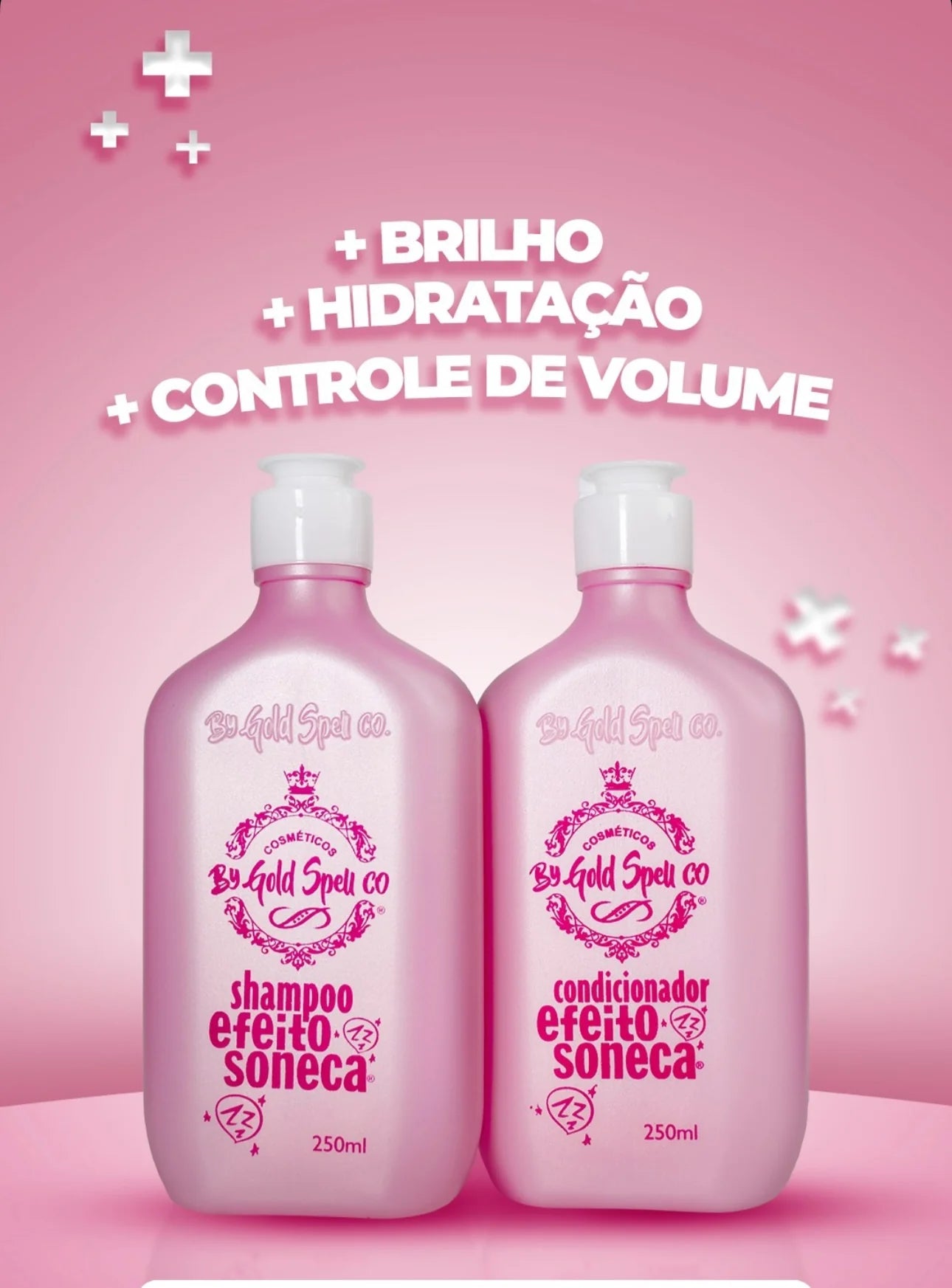 Shampoo e Condicionador Soneca Gold Spell