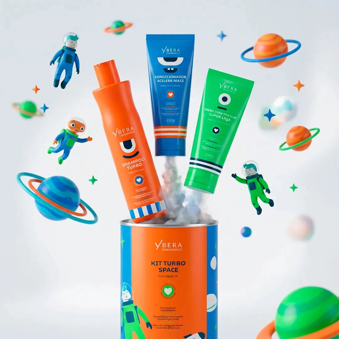 Kit Cronograma Capilar Kids para Menino - Fashion Gold