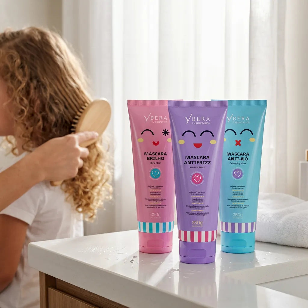 Kit Cronograma Capilar Kids Para Menina - Fashion Gold