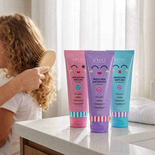 Kit Cronograma Capilar Kids Para Menina - Fashion Gold