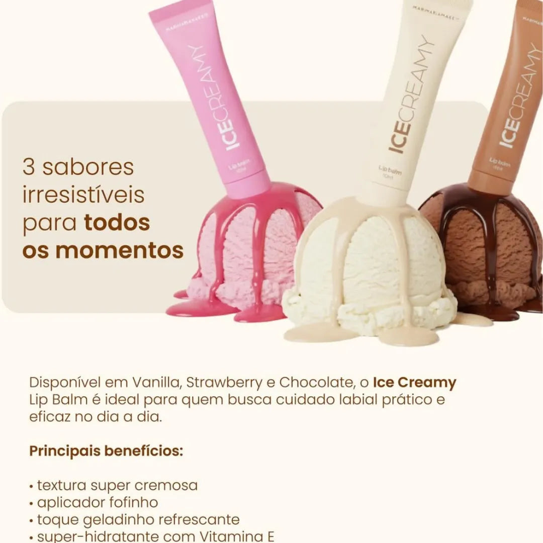Lip Balm Ice Creamy Mari Maria – Chocolate