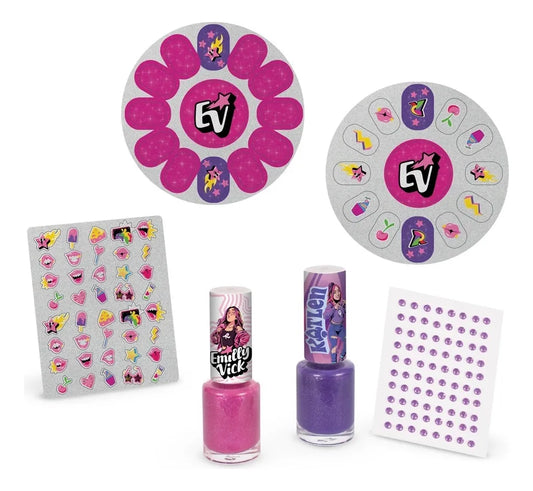 Kit Studio Nails Dos Rosa Emilly Vick E Katlen
