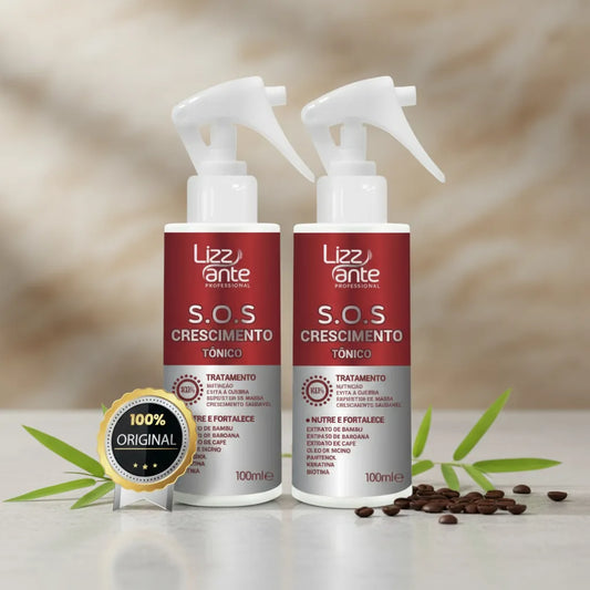 Tônico Sos Crescimento De 100ml Combate A Queda De Cabelo