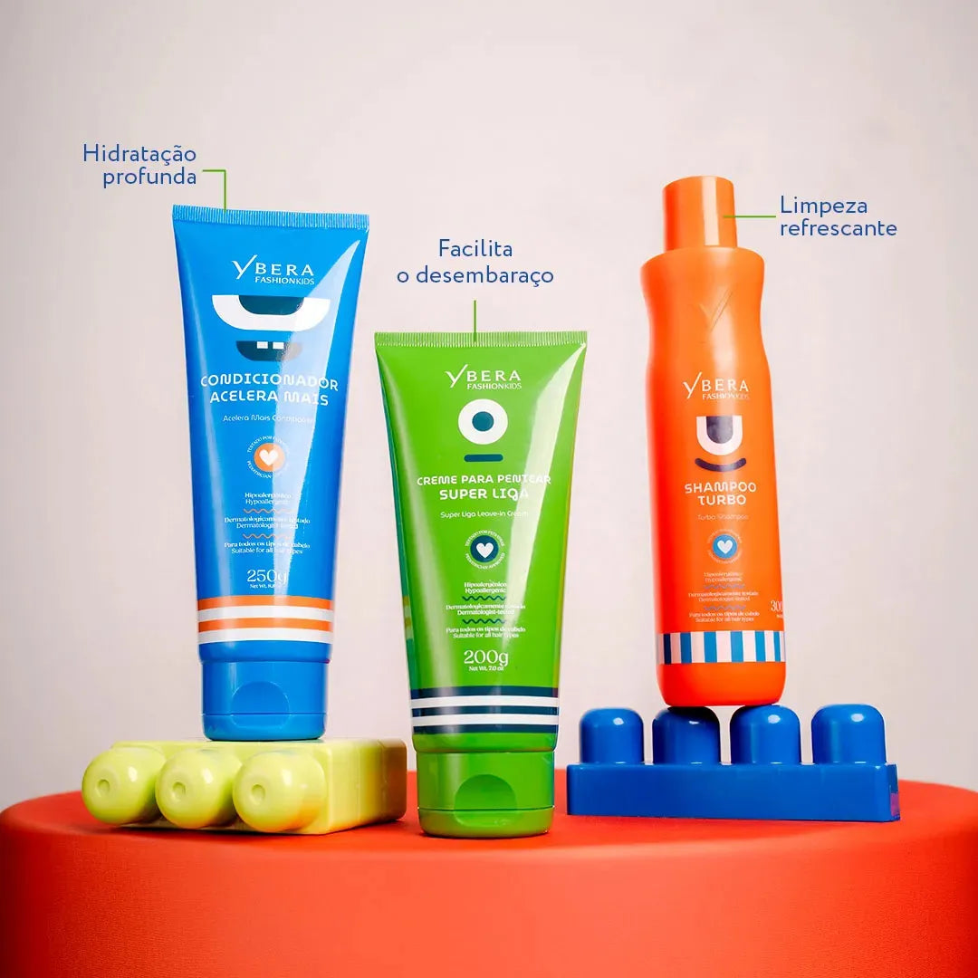 Kit Cronograma Capilar Kids para Menino - Fashion Gold