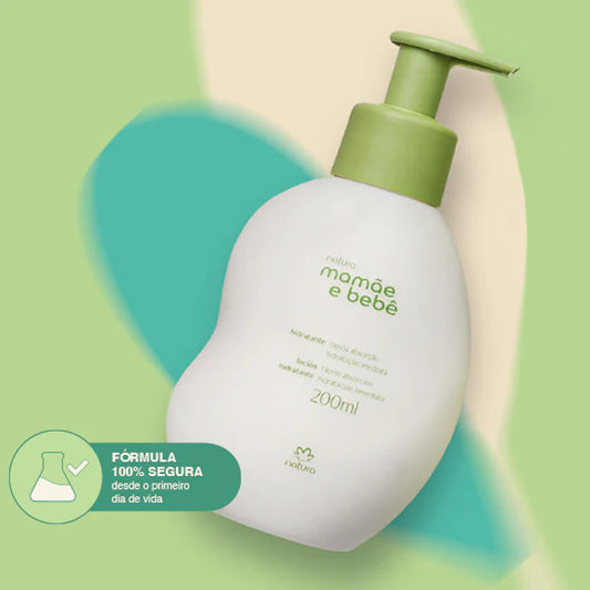 🌿 Natura Mamãe e Bebê Loção Hidratante 200 ml – Hidratação Delicada para a Pele Sensível