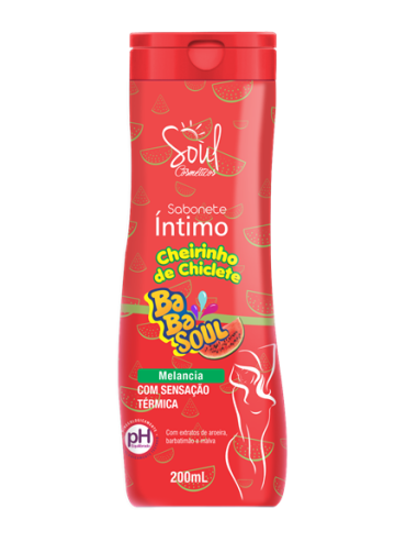 Sabonete Íntimo Babasoul Melancia 200ml – Soul