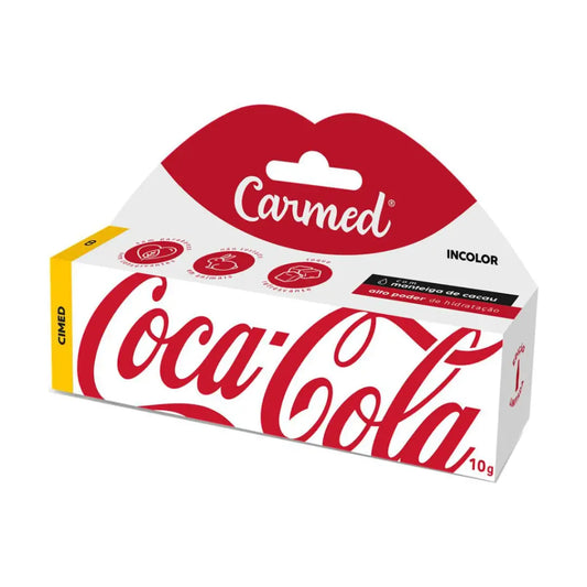 🥤 Hidratante Labial Carmed Coca-Cola Incolor 10g