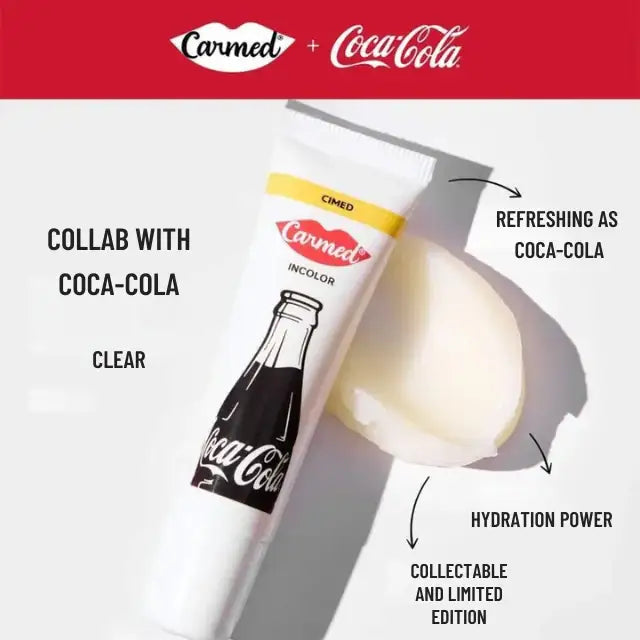 🥤 Hidratante Labial Carmed Coca-Cola Incolor 10g