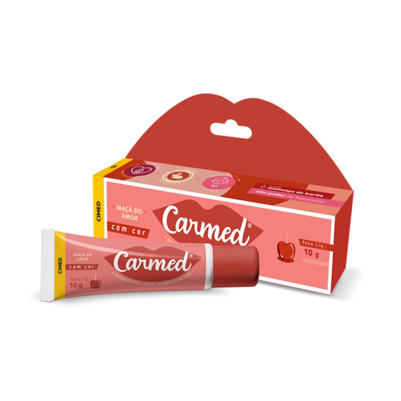 Hidratante Labial Carmed Maçã do Amor 10g