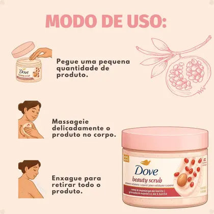 Sabonete Esfoliante Dove Beauty Scrub – 280g