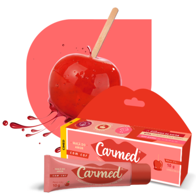 Hidratante Labial Carmed Maçã do Amor 10g