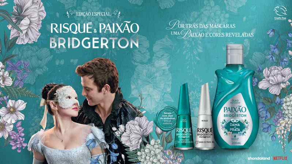 Paixão & Bridgerton Óleo Corporal Dama de Prata 200ml