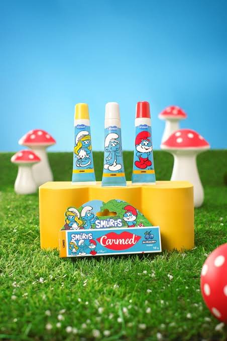Carmed Smurfs – Hidratação Divertida para Lábios Macios e Protegidos