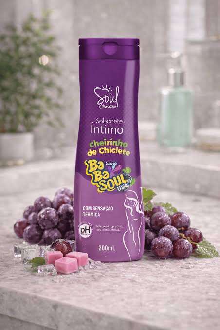 Sabonete Íntimo Babasoul Uva 200ml – Soul